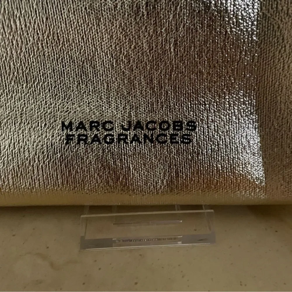 Marc Jacobs Oversized Gold Cosmetic Bag (180)